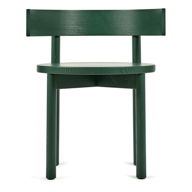 Paulette Chair with Armrests Dark green