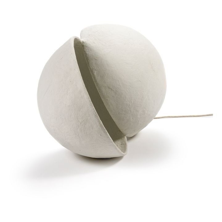 Lampada, modello: Earth, rotonda, in cartapesta | Bianco- Immagine del prodotto n°2