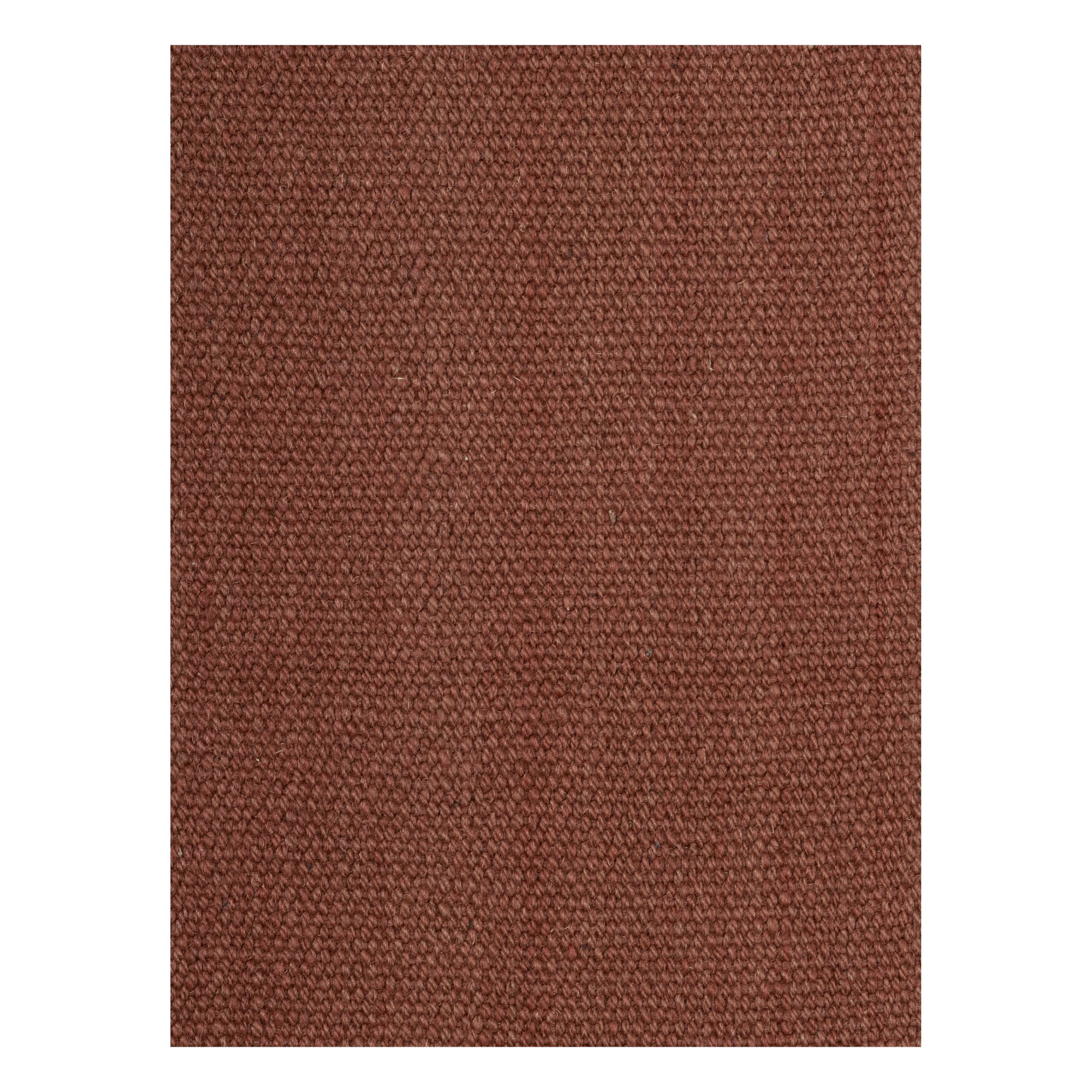 Tapis en laine Rouge brique- Image produit n°1