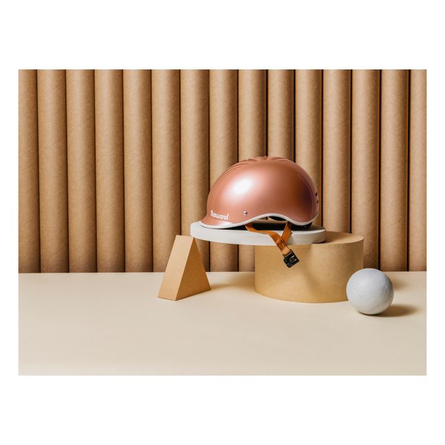 Casco para bici Heritage | Oro rosado