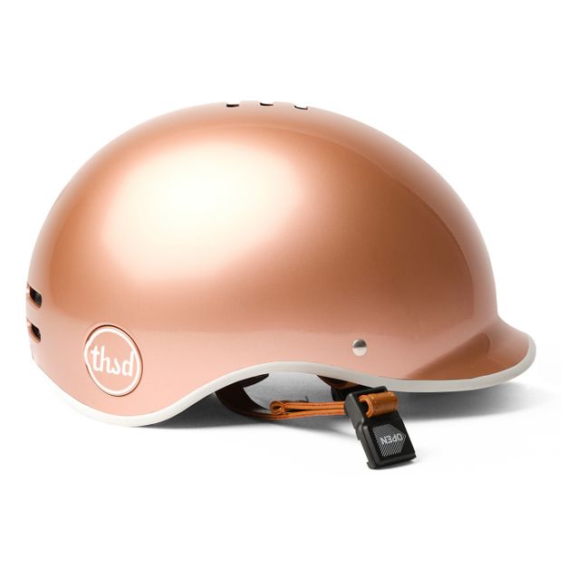 Heritage Bike Helmet | Pink Gold
