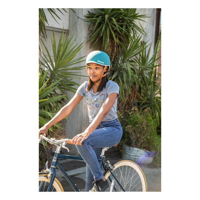 Casco da bici, modello: Heritage Turquoise