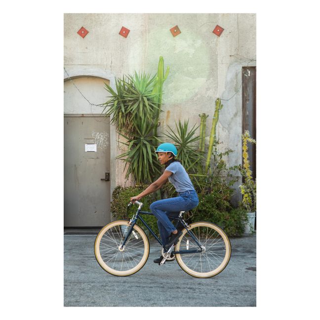 Casco da bici, modello: Heritage Turquoise