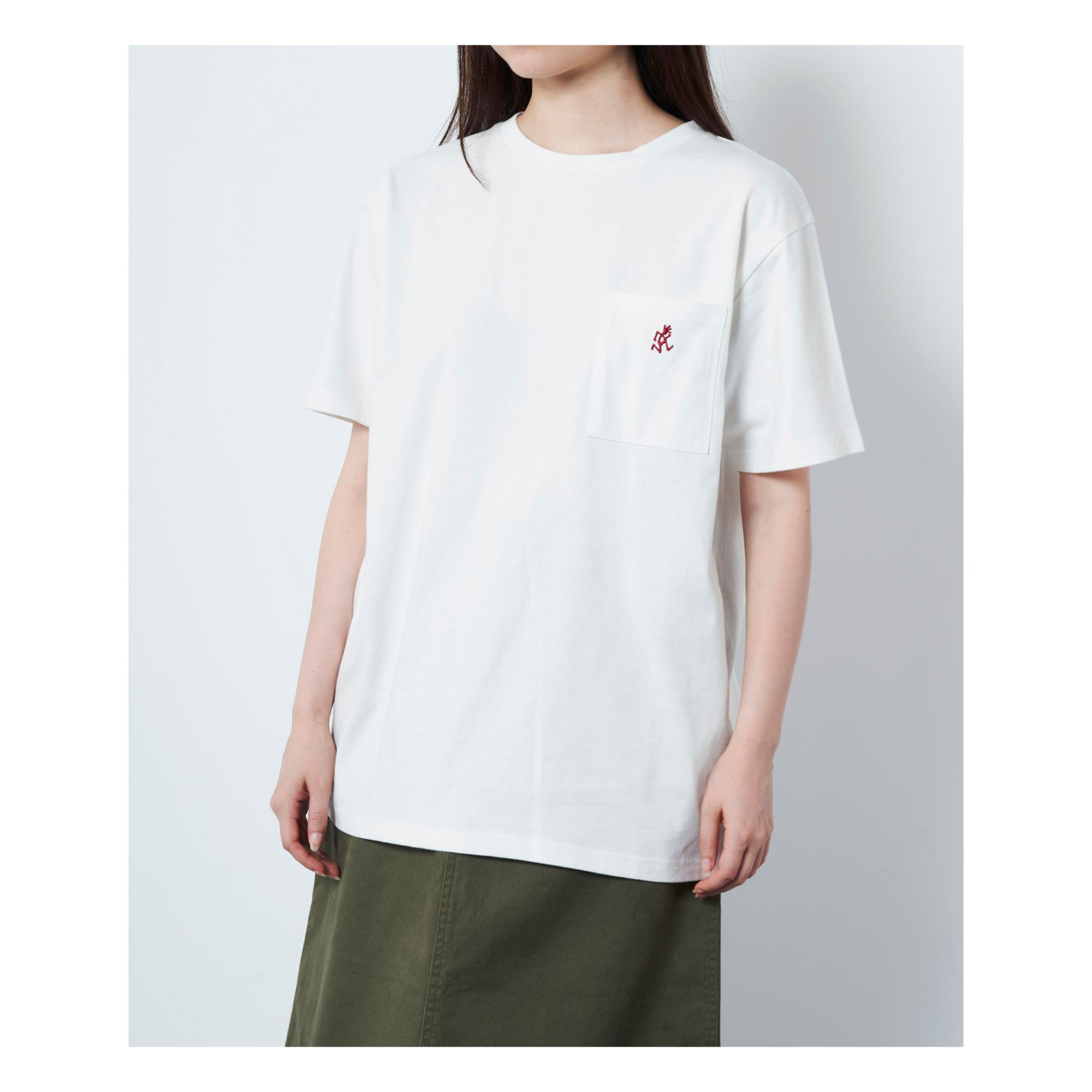 Gramicci - T-shirt Poche - Femme - Blanc
