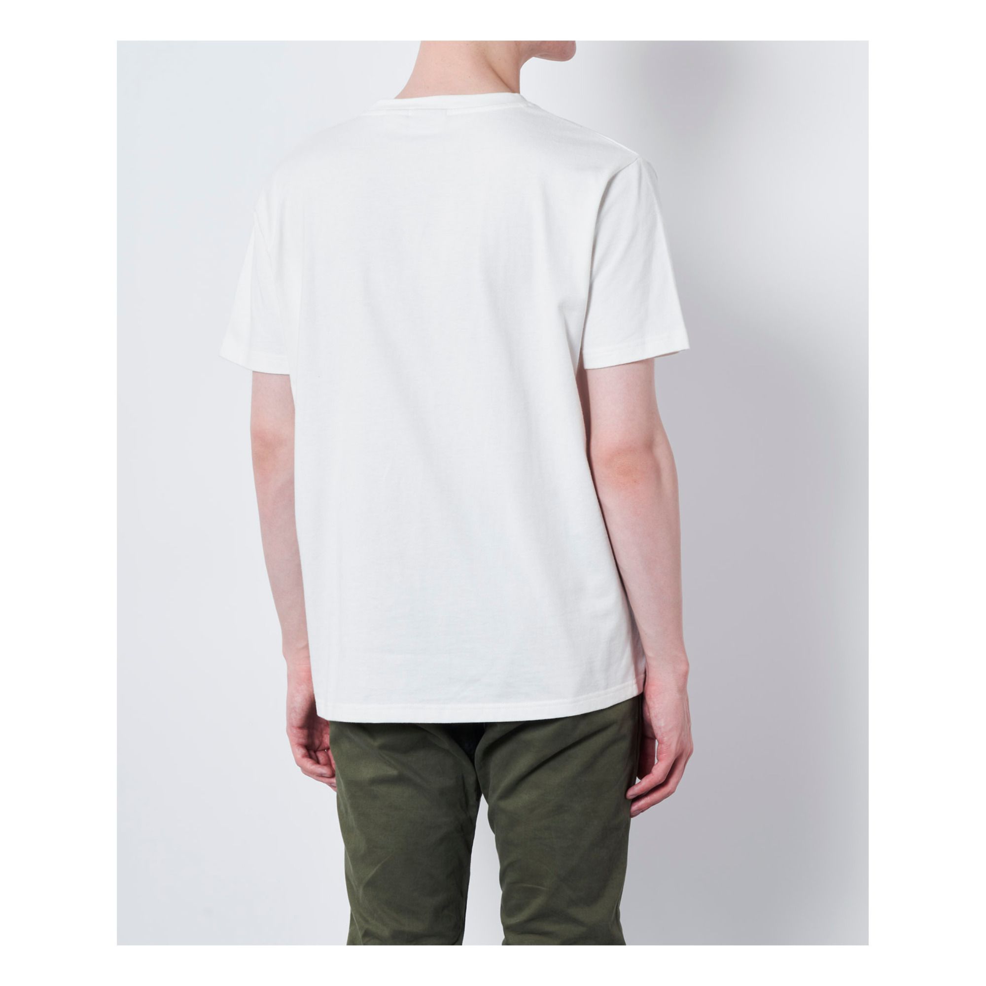 T-Shirt with Pocket White- Product image n°2