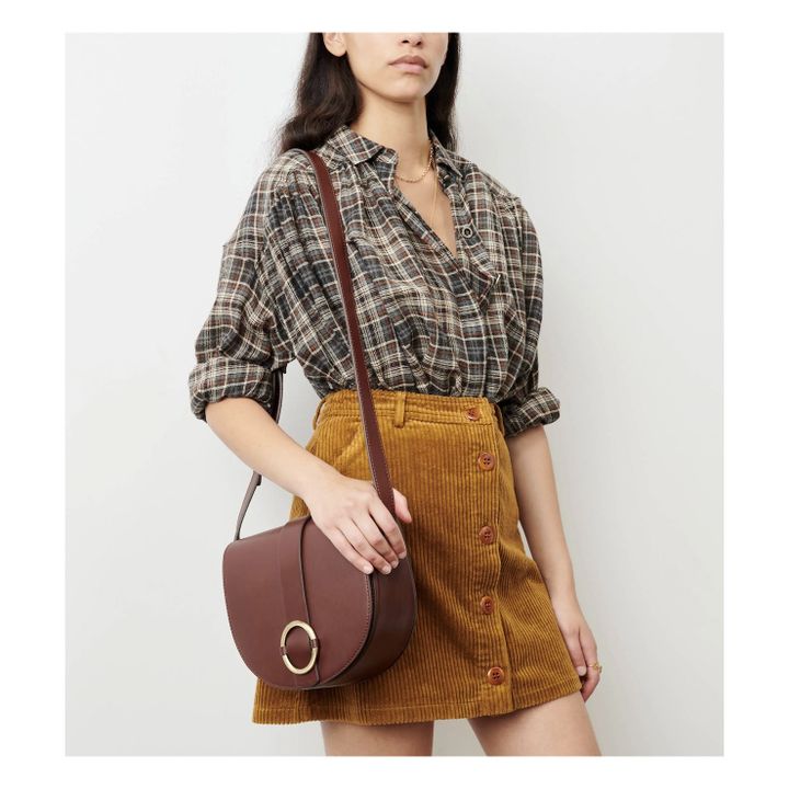 Tessao Leather Bag | Cioccolato- Immagine del prodotto n°1