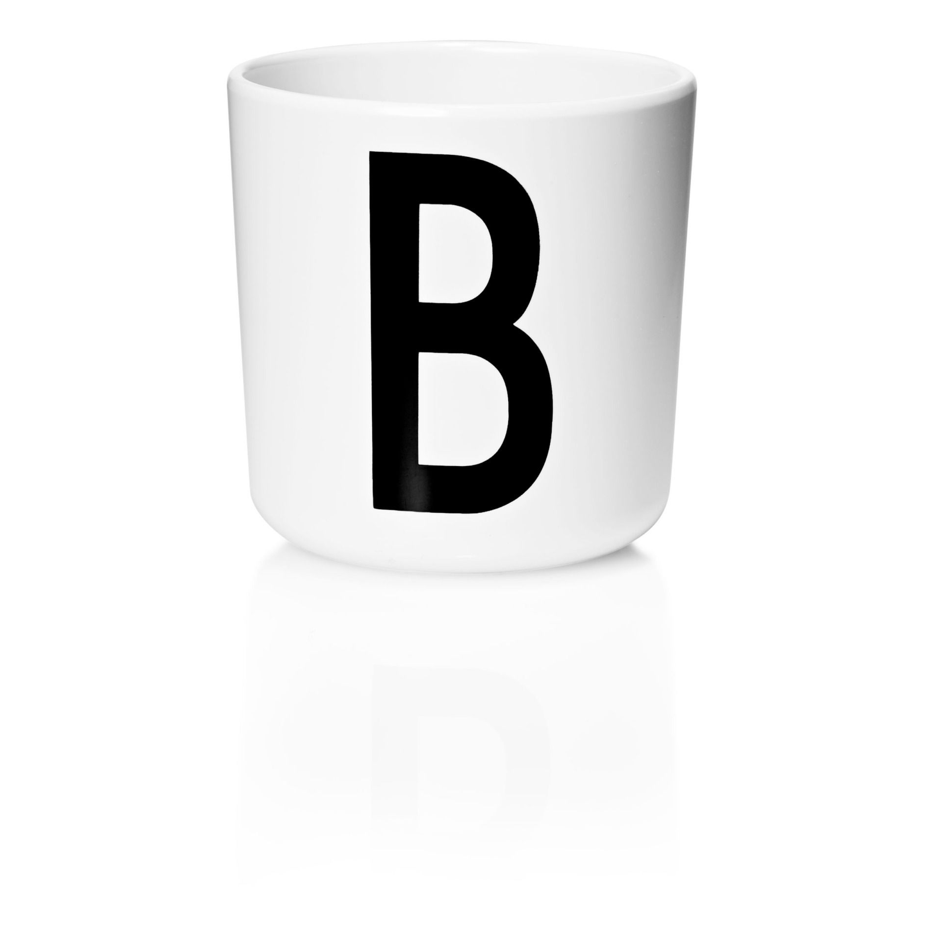 Design Letters - Mug Ecozen - B - Blanc
