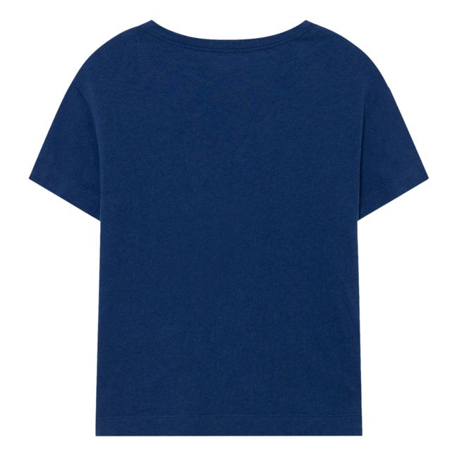 T-Shirt Coton Recyclé Rooster - Collection Noël - Bleu marine
