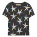 Rooster Recycled Cotton T-shirt - Christmas Collection - Negro- Miniatura produit n°0