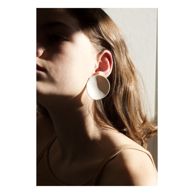 Bardot Earrings | White