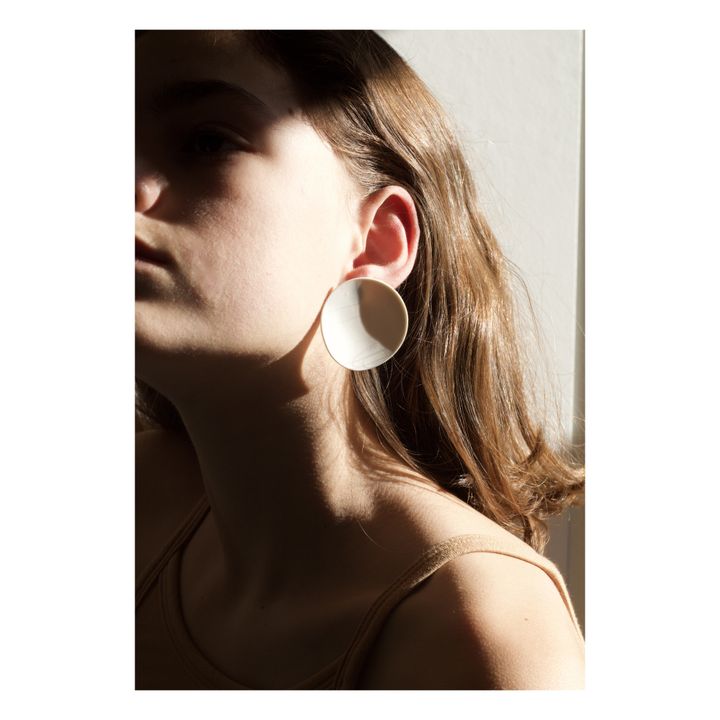 Bardot Earrings | Bianco- Immagine del prodotto n°2