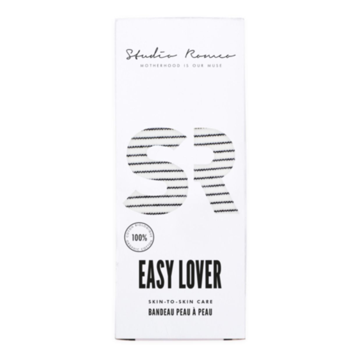 Studio Romeo - Bandeau peau à peau en coton bio Easy Lover - Blanc
