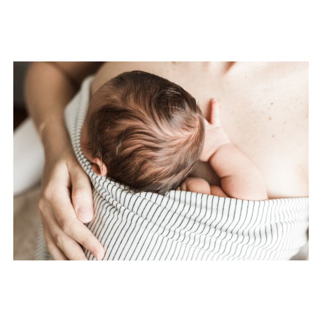 Bandeau peau à peau en coton bio Easy Lover | Blanc