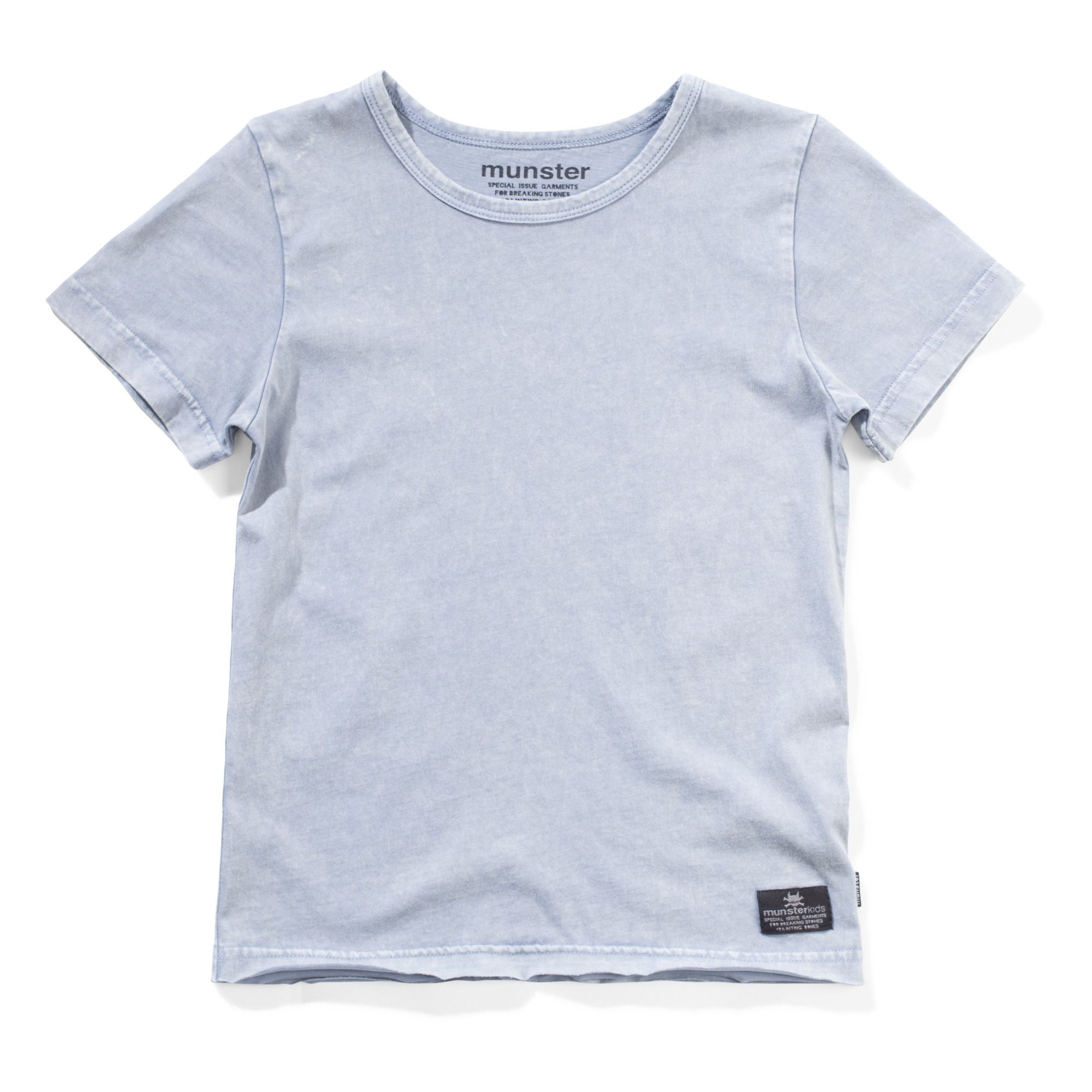 Munsterkids - T-Shirt Mikeyworn - Fille - Bleu ciel