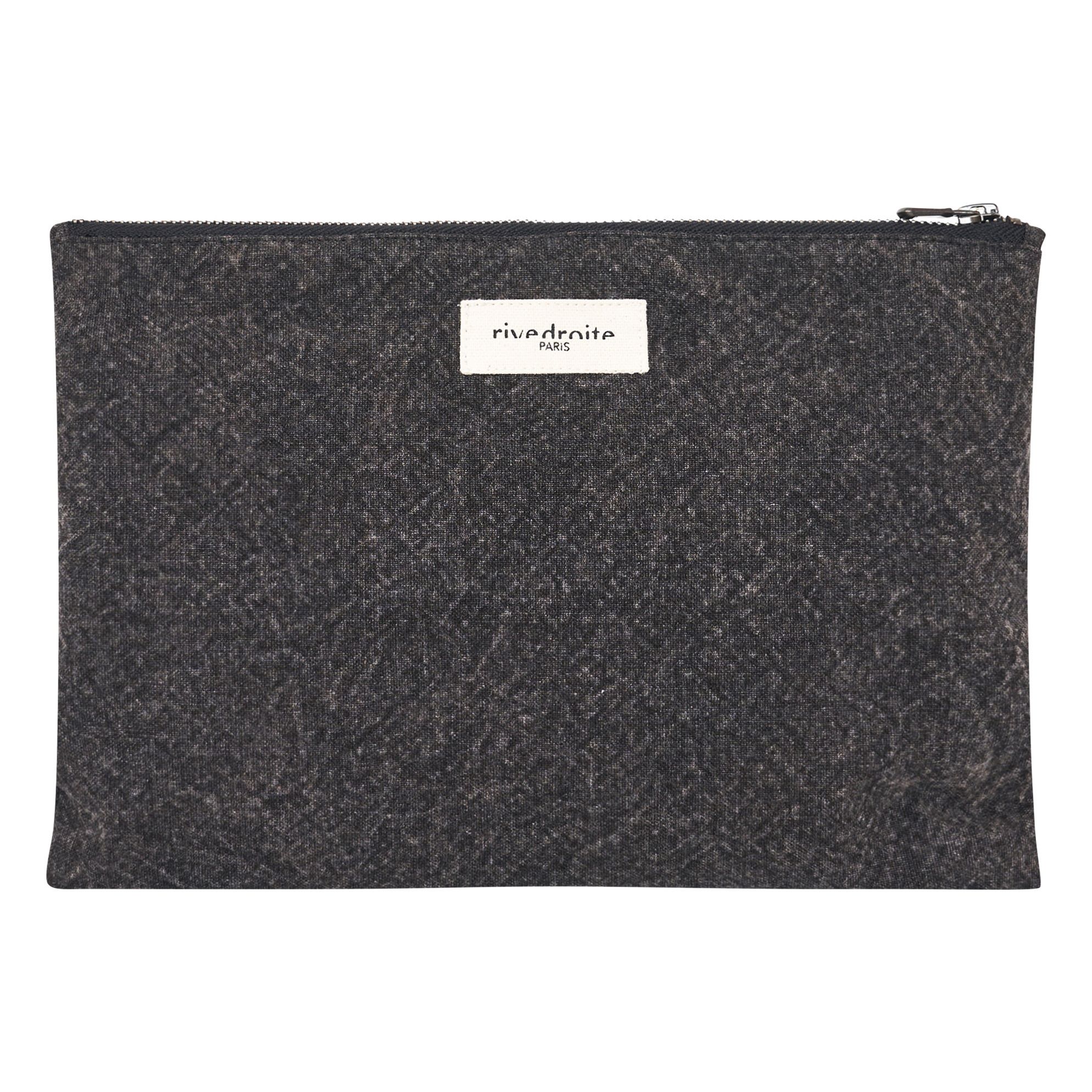 Rive Droite - Pochette Barbette en coton recyclé - Dark Snow