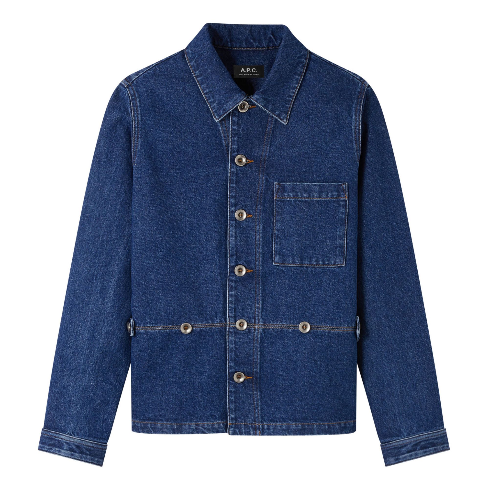 A.P.C. - Veste Dina Denim Coton Recyclé - Femme - Bleu