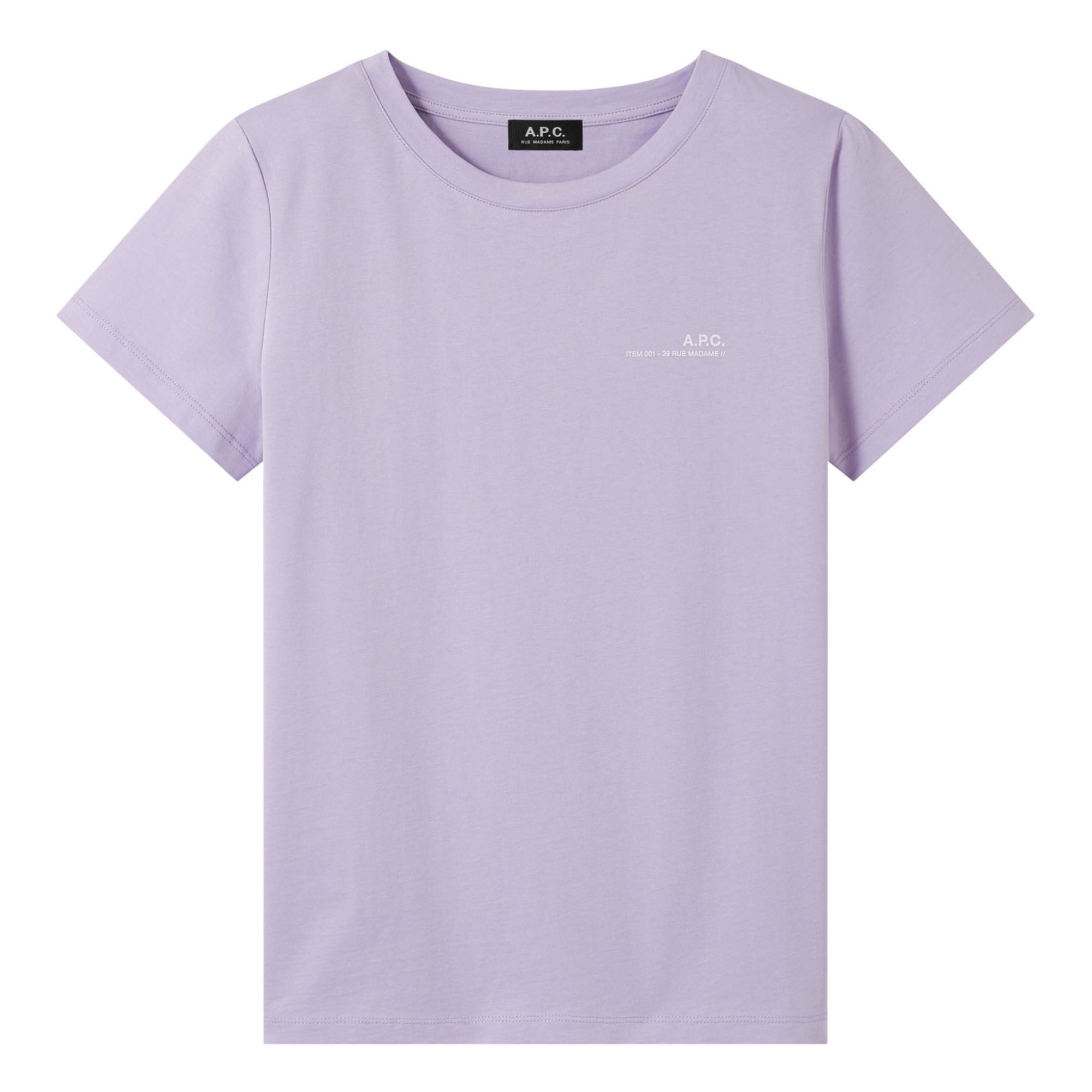 Item F T-shirt Purple A.P.C. Fashion Adult
