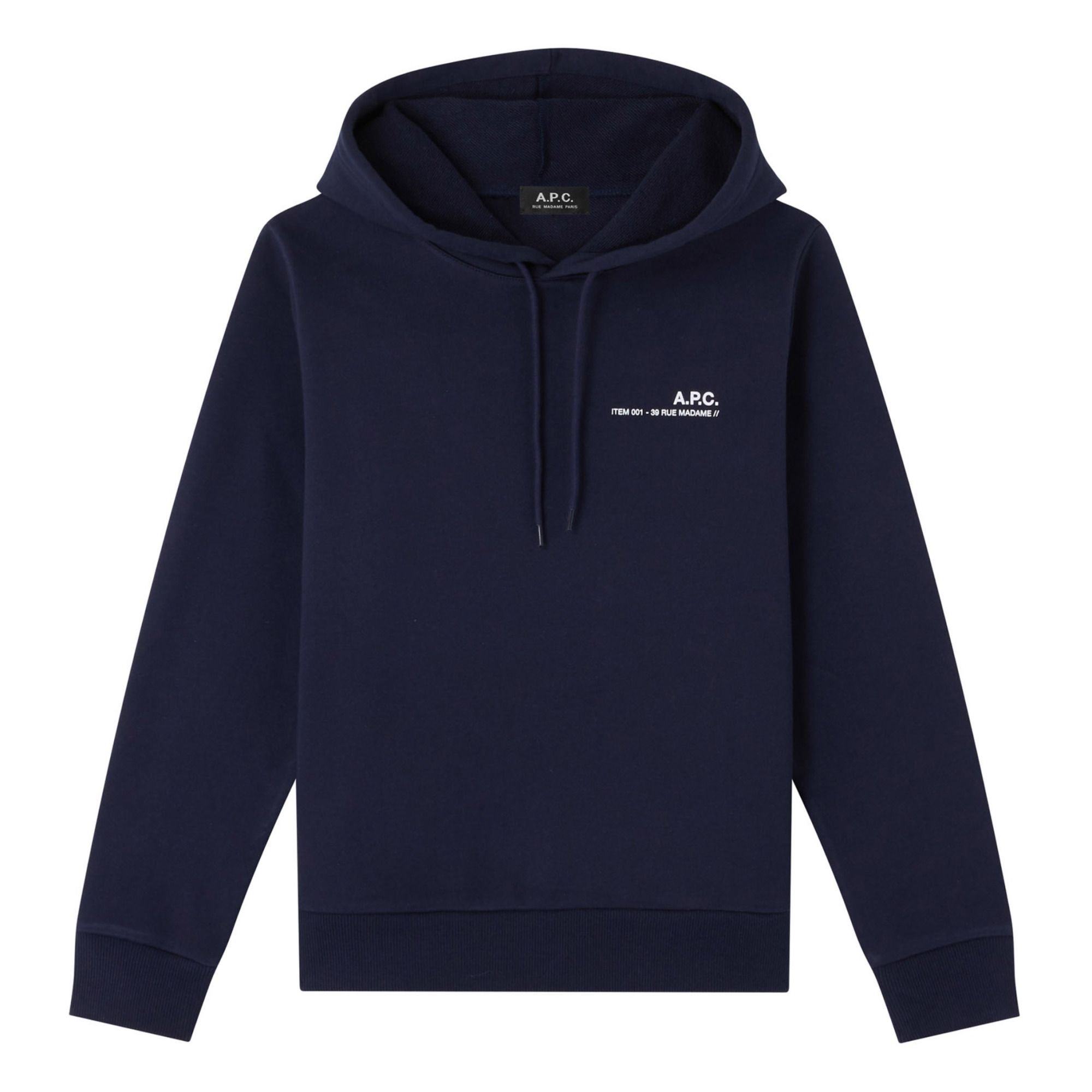 A.P.C. - Sweat Hoodie Item F - Femme - Bleu marine
