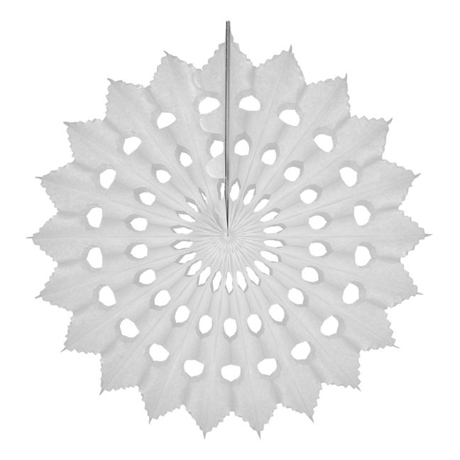 FSC Paper Snowflake Christmas Decoration | White