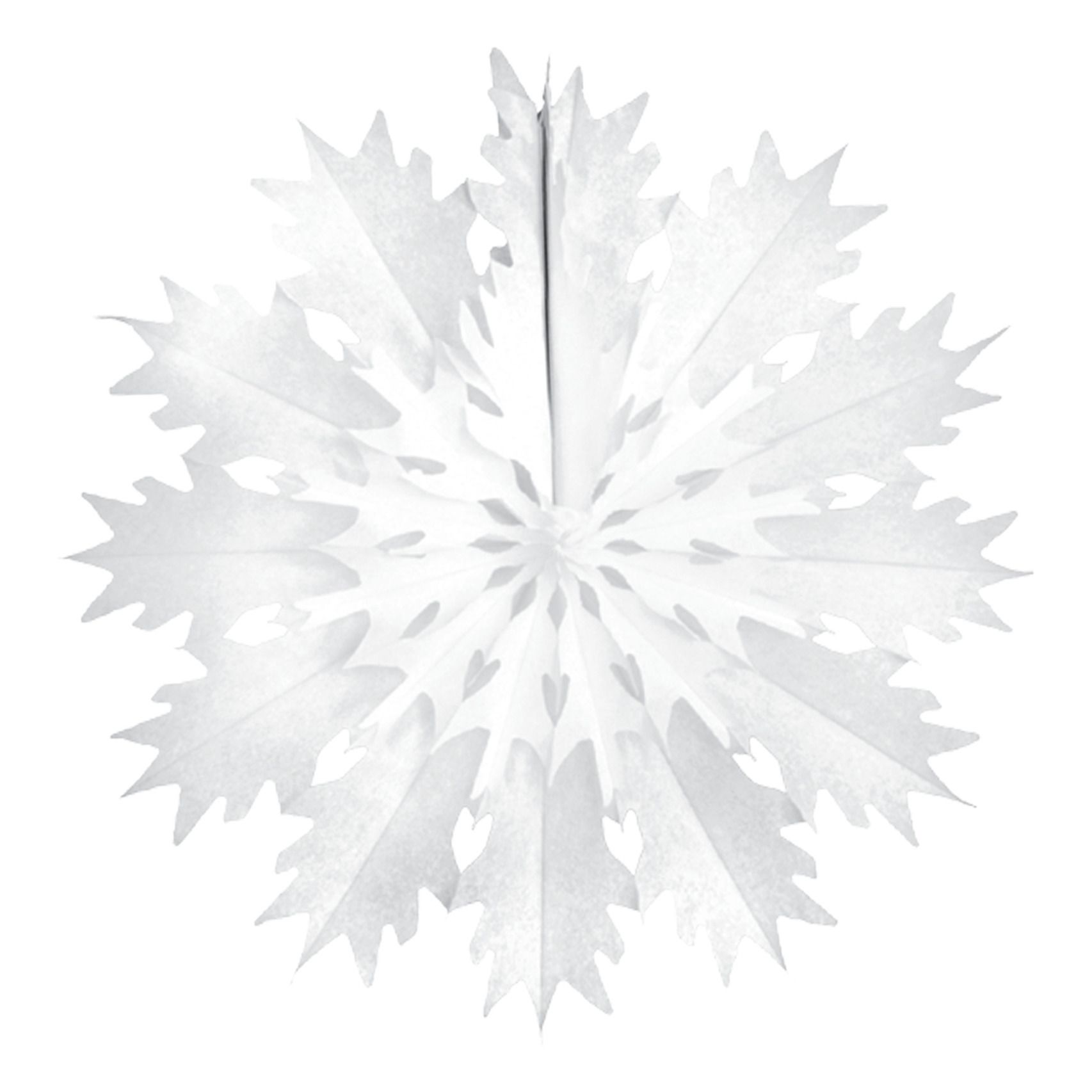 Paper Dreams - Décoration de Noël flocon de neige en papier FSC - Blanc
