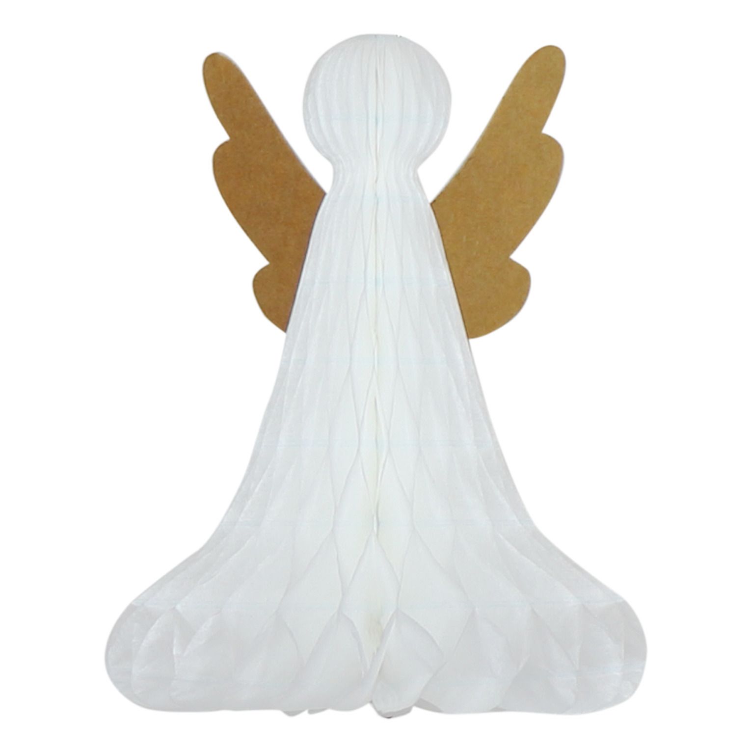 Paper Dreams - Décoration de Noël ange - Set de 5 - Blanc