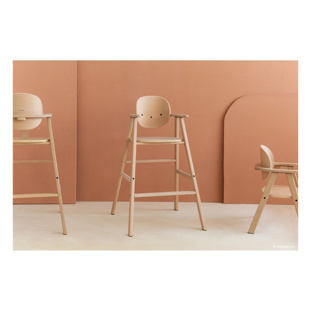 Nobodinoz - Chaise haute évolutive en bois massif Growing green (Nobodinoz) - Couverture