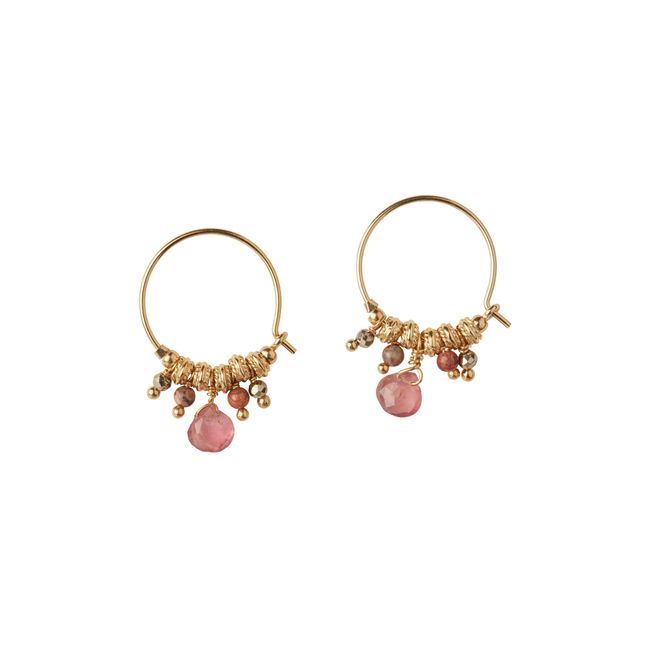 Iva Earrings Pink