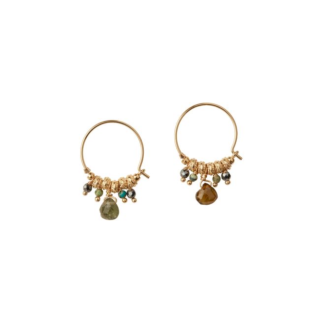 Iva Earrings | Green
