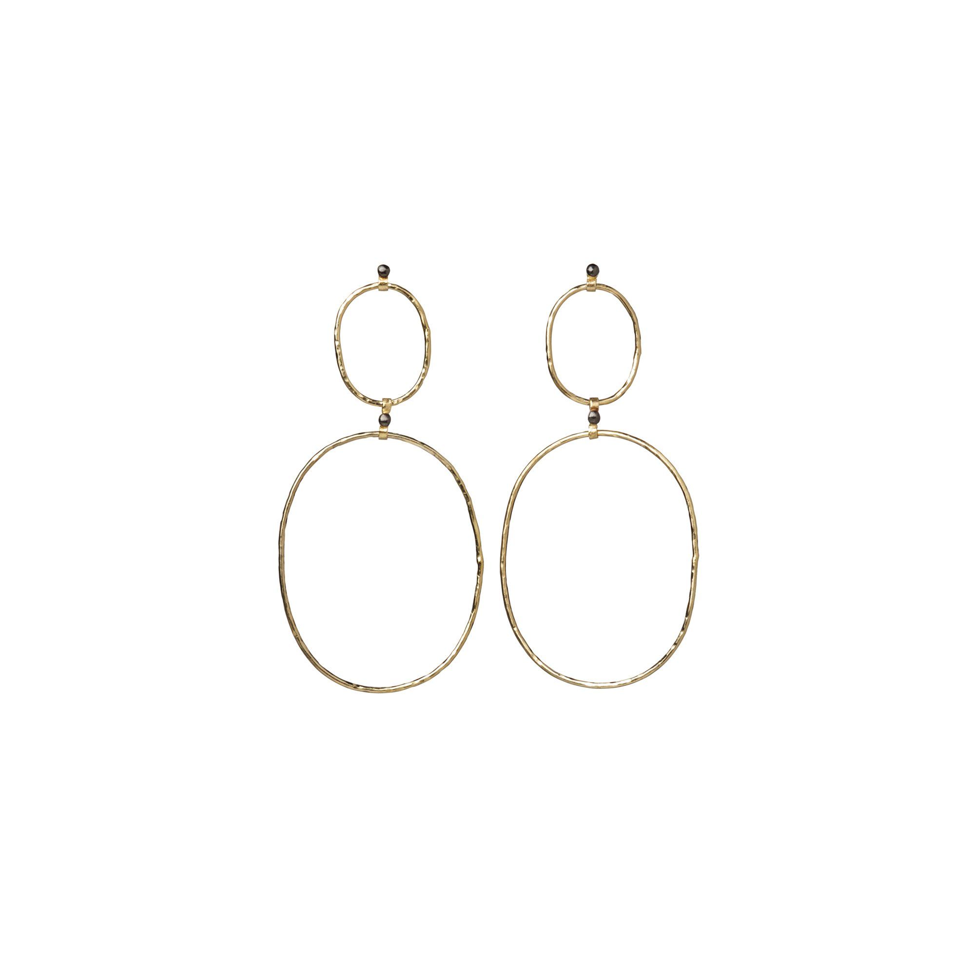 5 Octobre - Boucles d'Oreilles Bea 2 Dot XL - Femme - Doré