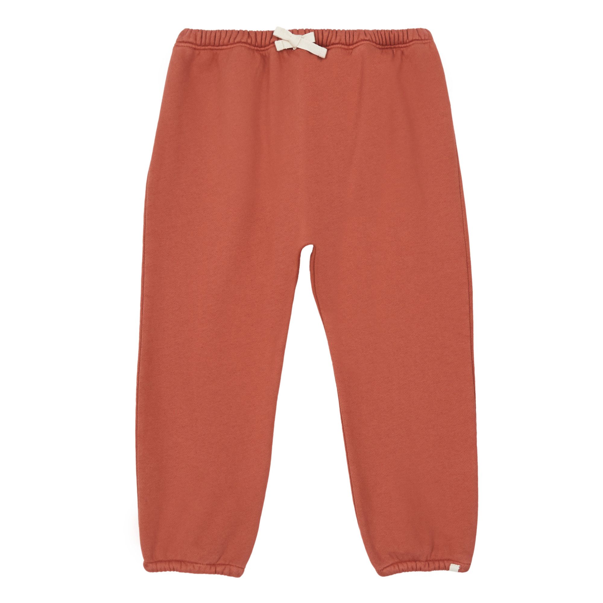 Exclusive Möm(e) x Smallable - António Organic Cotton Joggers Rust- Product image n°0