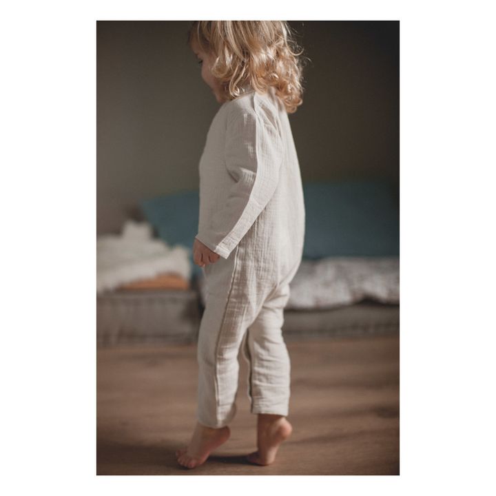 Marlot Paris Pyjama Gaze de Coton Jude Ecru Smallable