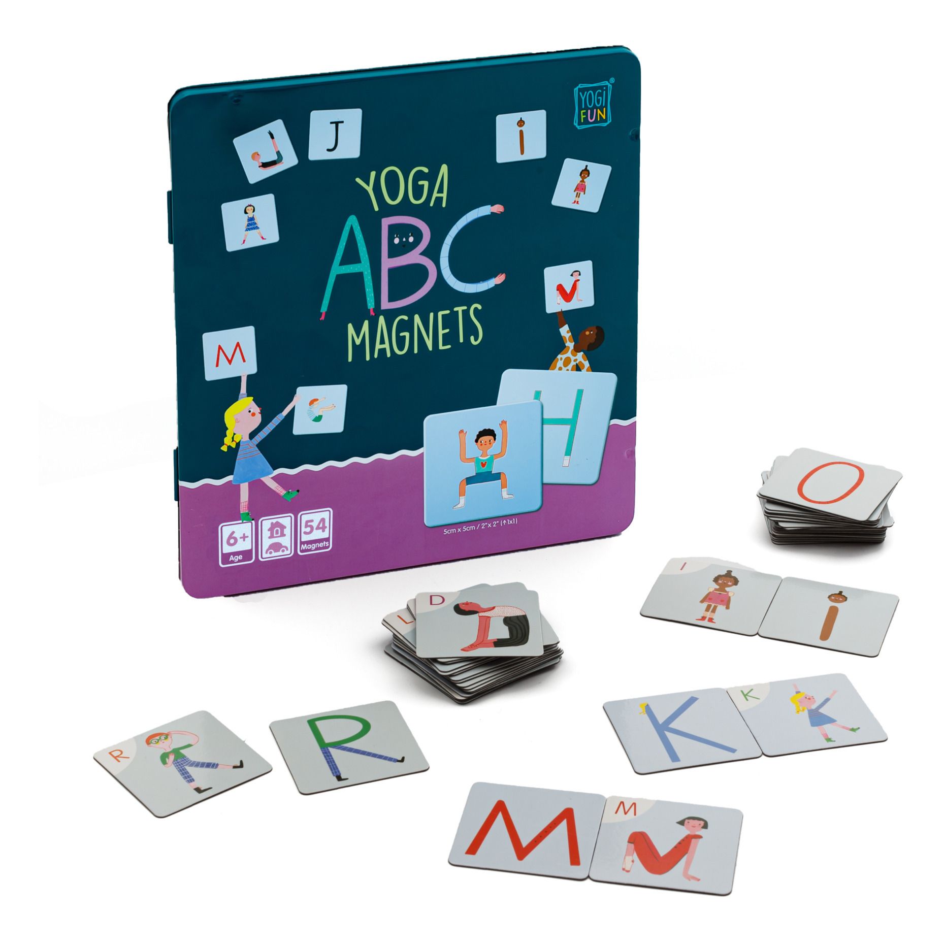 Yogi Fun - ABC Yoga Magnets - Multicolore