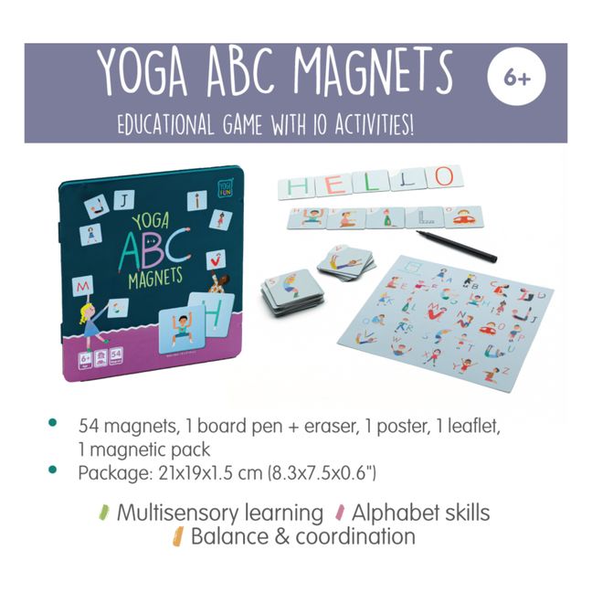 ABC Yoga Magnets