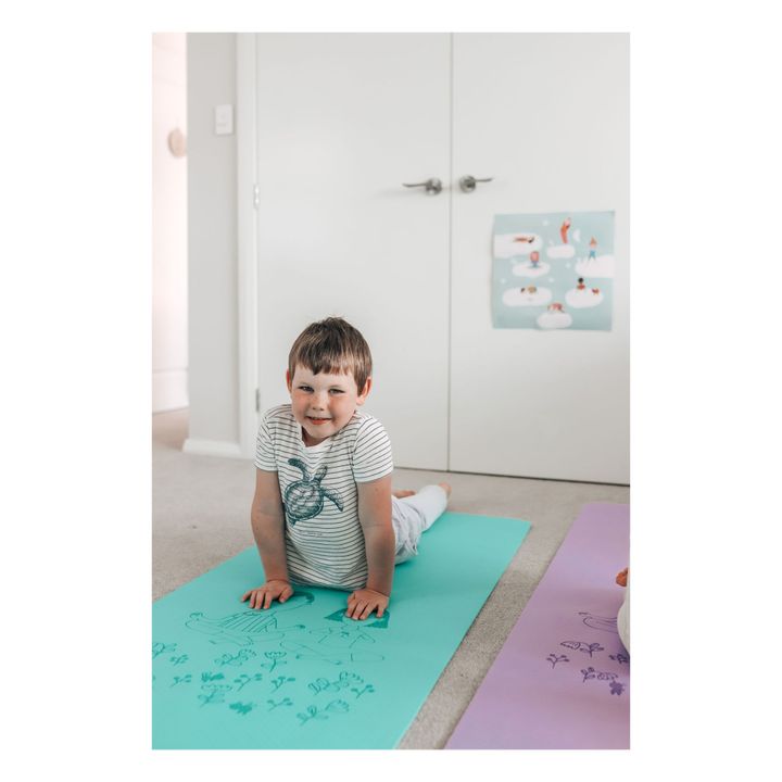 Tapis de yoga pour enfant Vert- Image produit n°3