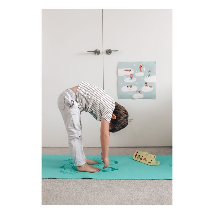 Tapis de yoga pour enfant Vert- Image produit n°6