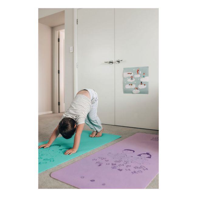 Alfombrilla de yoga para niños | Verde