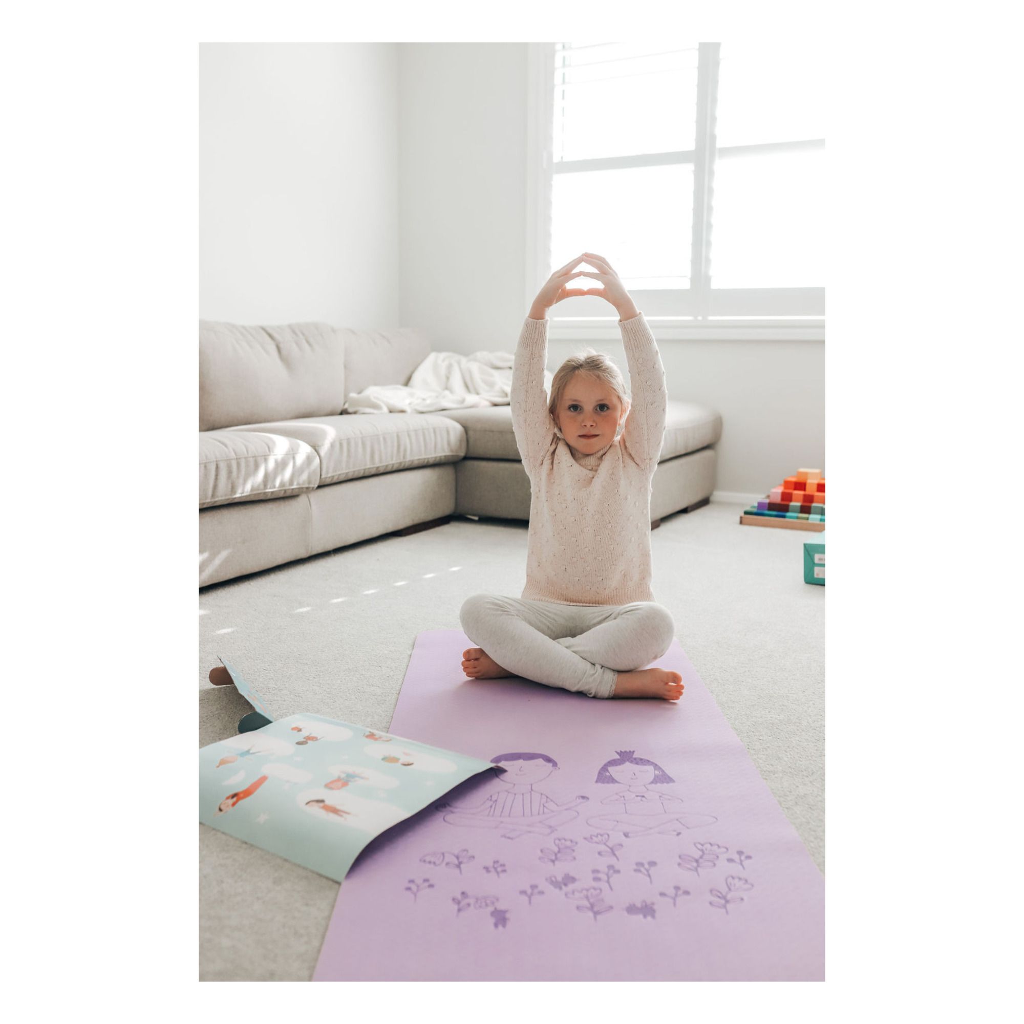Kids’ Yoga Mat Purple- Product image n°1