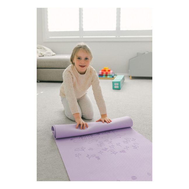 Tapis de yoga pour enfant | Violet