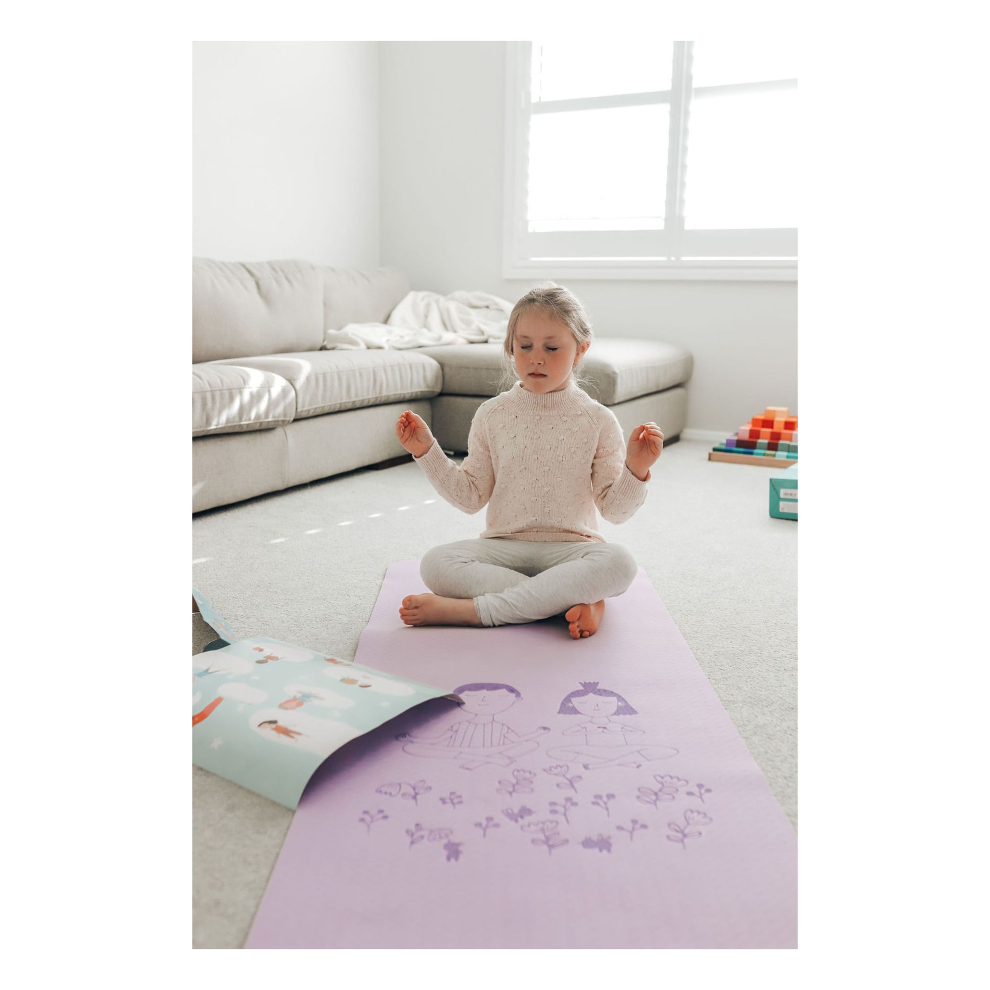 Kids’ Yoga Mat Purple- Product image n°6
