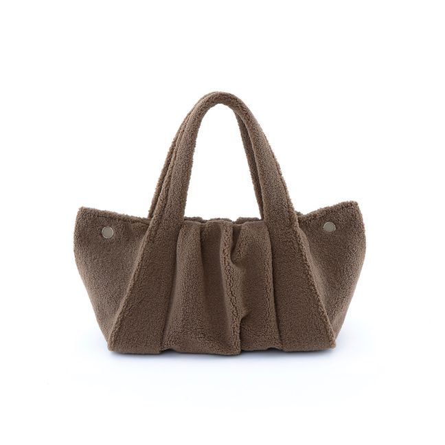 Irida Faux Fur Lined Bag | Chocolate