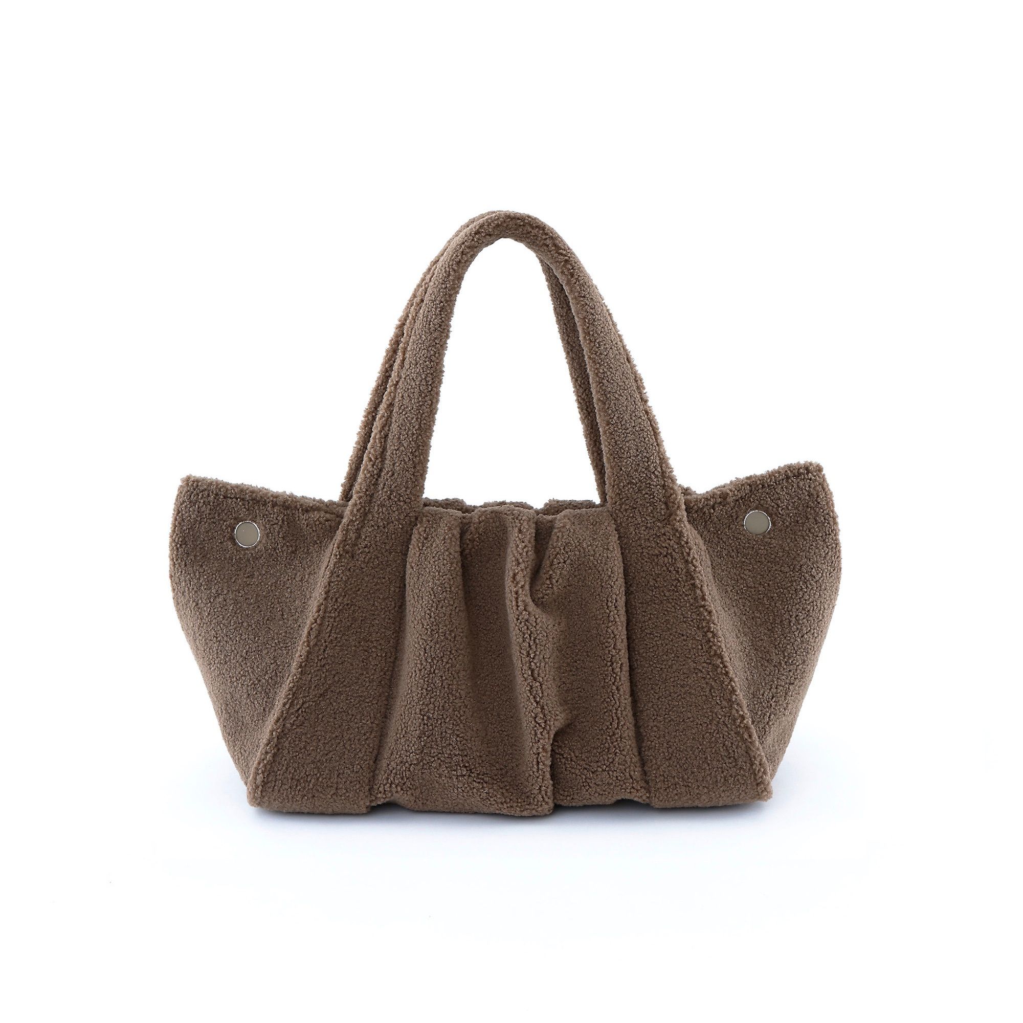 Irida Faux Fur Lined Bag Chocolate- Product image n°0