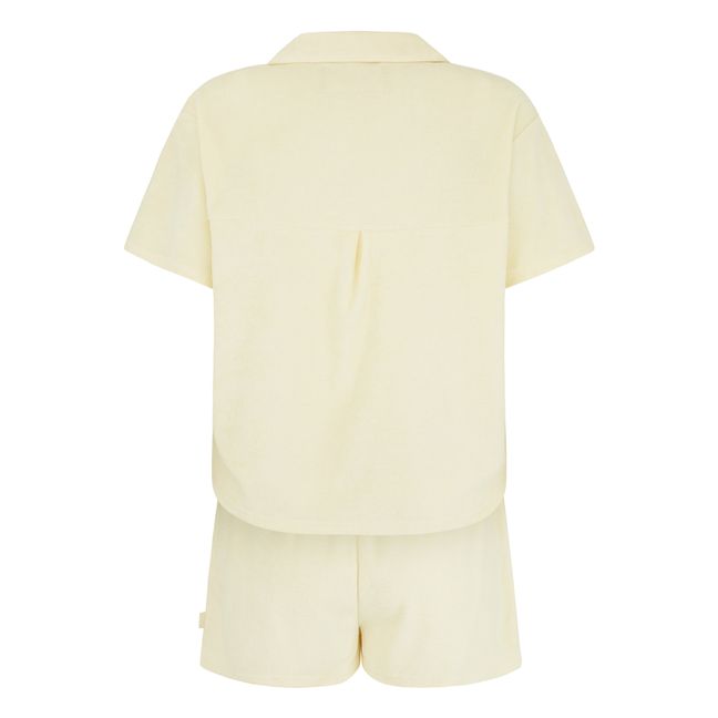 Ensemble Chemise Terry | Jaune pâle