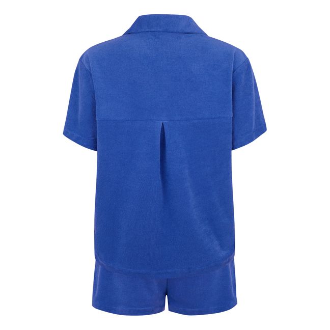 Conjunto Camisa Terry - Exclusividad Araminta James x Smallable - Azul