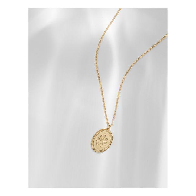 Shéhérazade Delicate Medallion | Gold