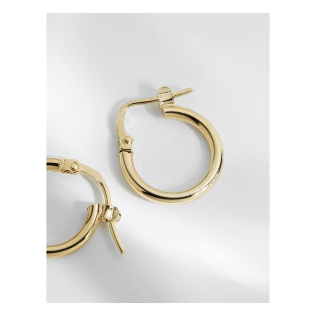 Augustine Large Hoops  Gold