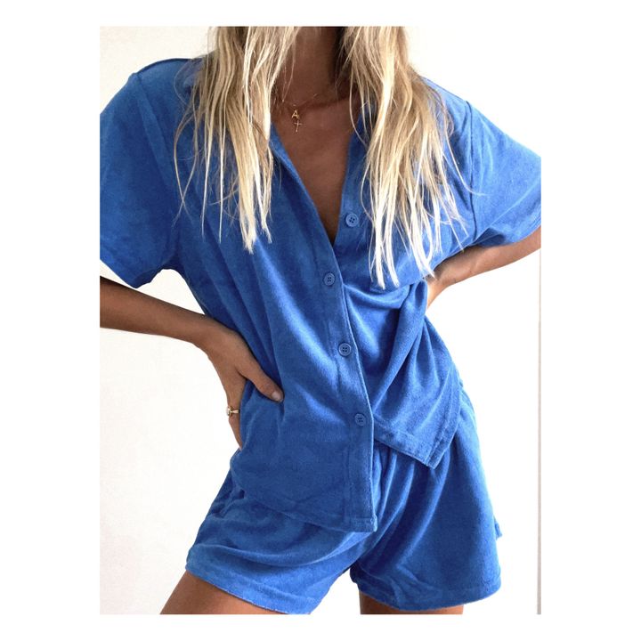 Conjunto Camisa Terry - Exclusividad Araminta James x Smallable - Azul- Imagen del producto n°4