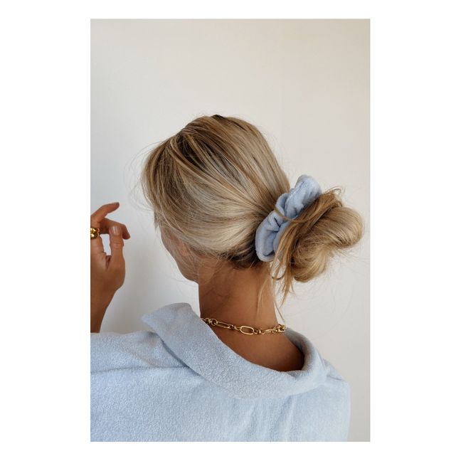 Elastico per capelli Terry - Esclusiva Araminta James x Smallable  | Azzurro