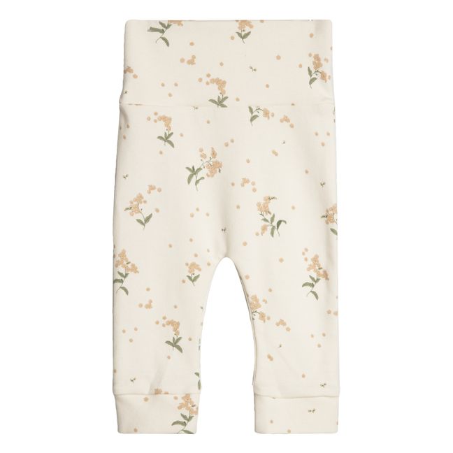 Forget Me Not Cotton Jersey Leggings Peach