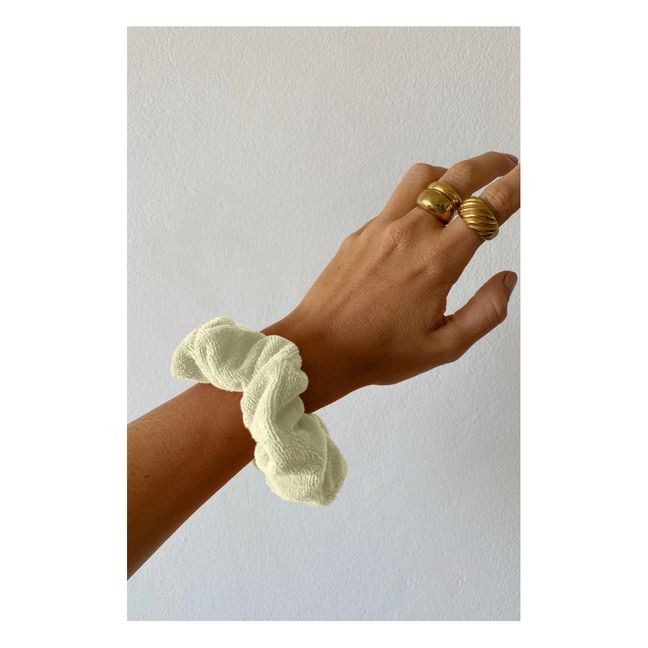 Terry Cloth Scrunchie - Exclusive Araminta James x Smallable Pale yellow