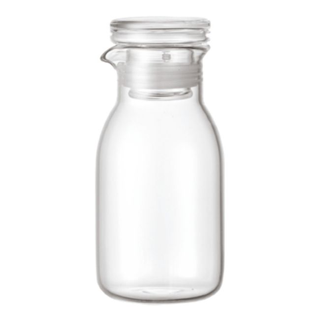 Kinto Glass Bottlit Carafe 1L - Elegant Bottle-Shaped Storage for Beverages  & More – mogutable